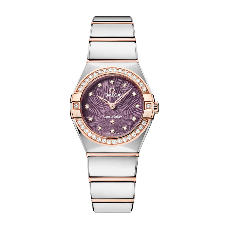Omega Constellation Purple Two-Tone 25mm