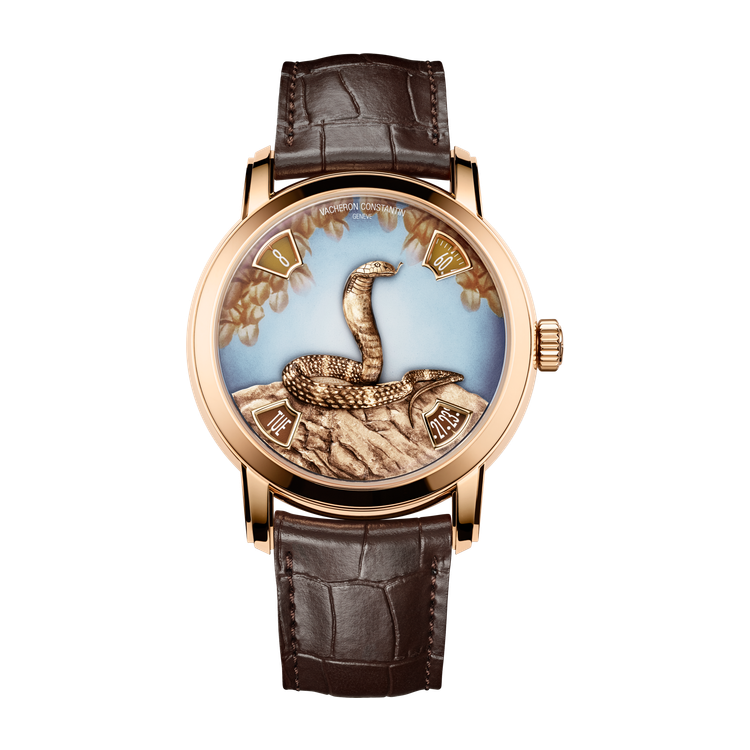 Vacheron Constantin Métiers d'Art The Legend of the Chinese Zodiac Gold Rose Gold Alligator Leather 40mm