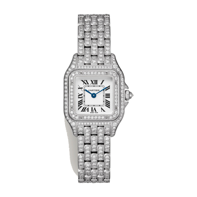 Cartier Panthère de Cartier Small Diamond Pave White Gold 22mm