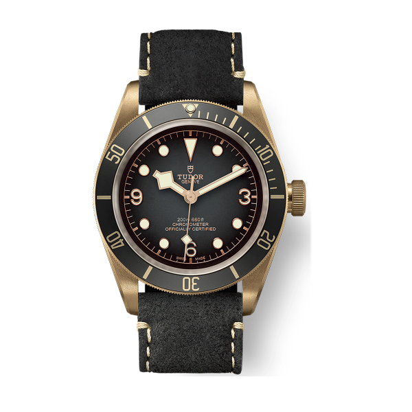 Tudor Black Bay Bronze Dark Grey Leather 43mm