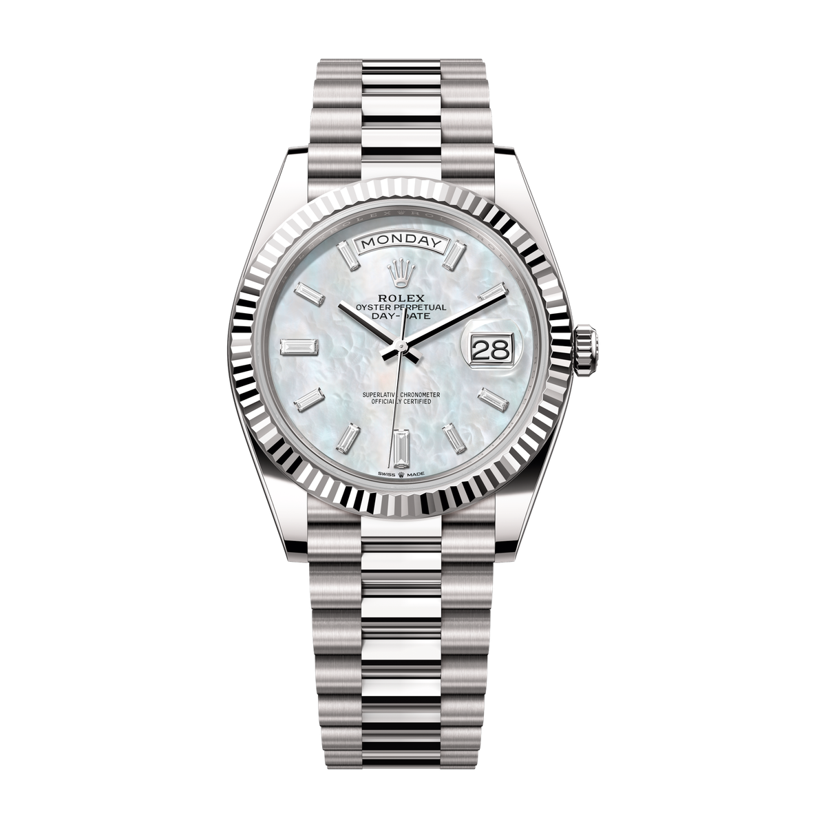 Rolex Day-Date 40 Mother of Pearl White Gold 40mm