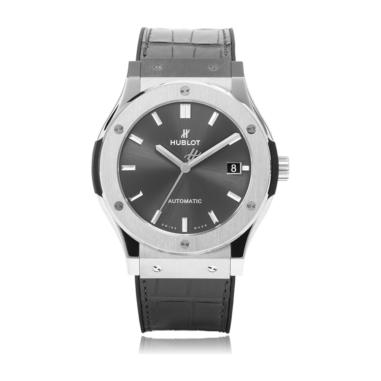 Hublot Classic Fusion Racing Grey Titanium Alligator Leather 45mm