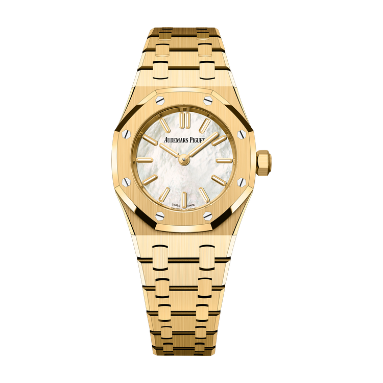 Audemars Piguet Royal Oak Mini Quartz Mother of Pearl Yellow Gold 23mm
