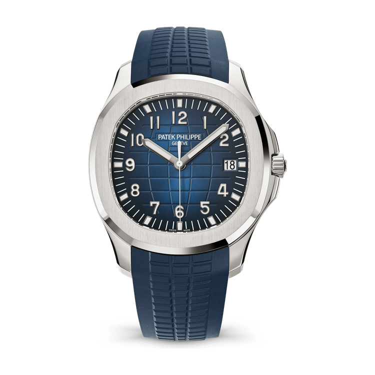 Patek Philippe Aquanaut Blue White Gold Rubber 42.2mm