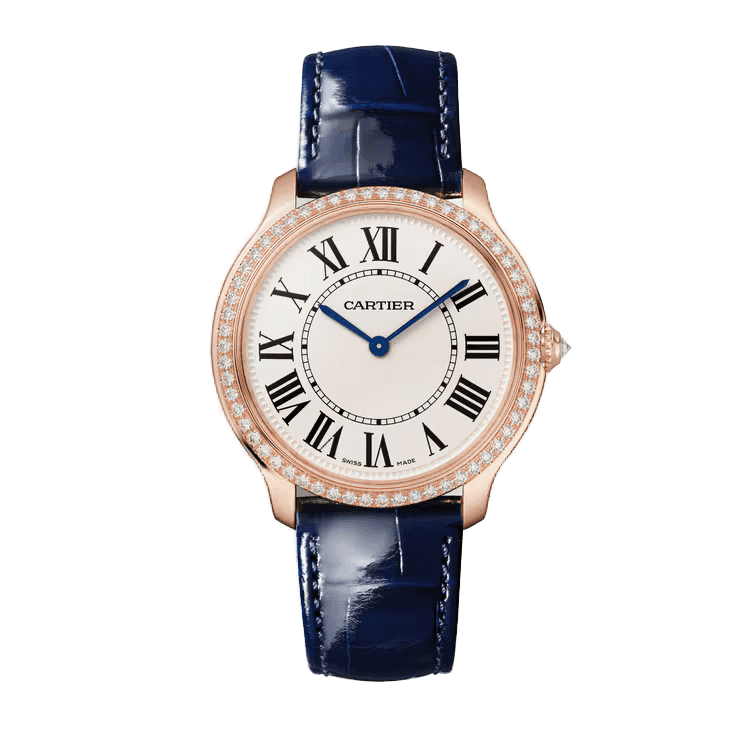 Cartier Ronde Louis White Leather 36mm