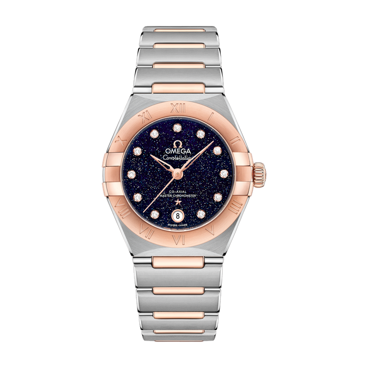 Omega Constellation Blue Two-Tone 29mm