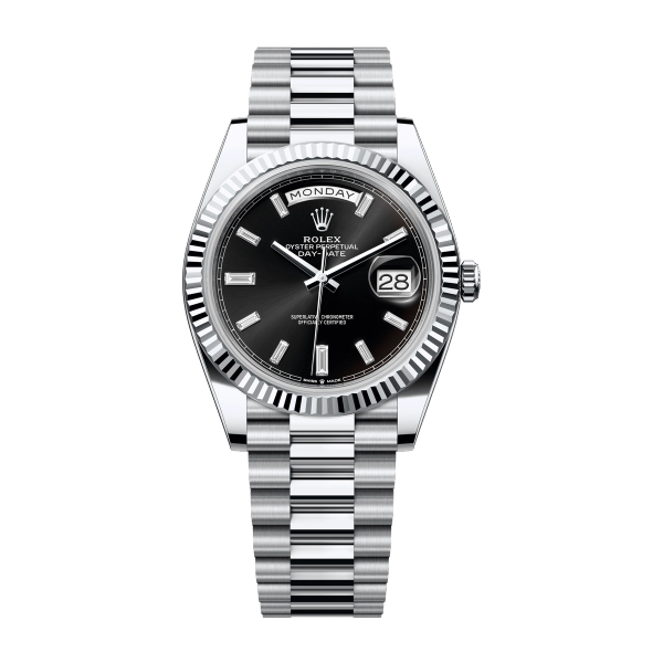 Rolex Day-Date 40 Black Platinum 40mm