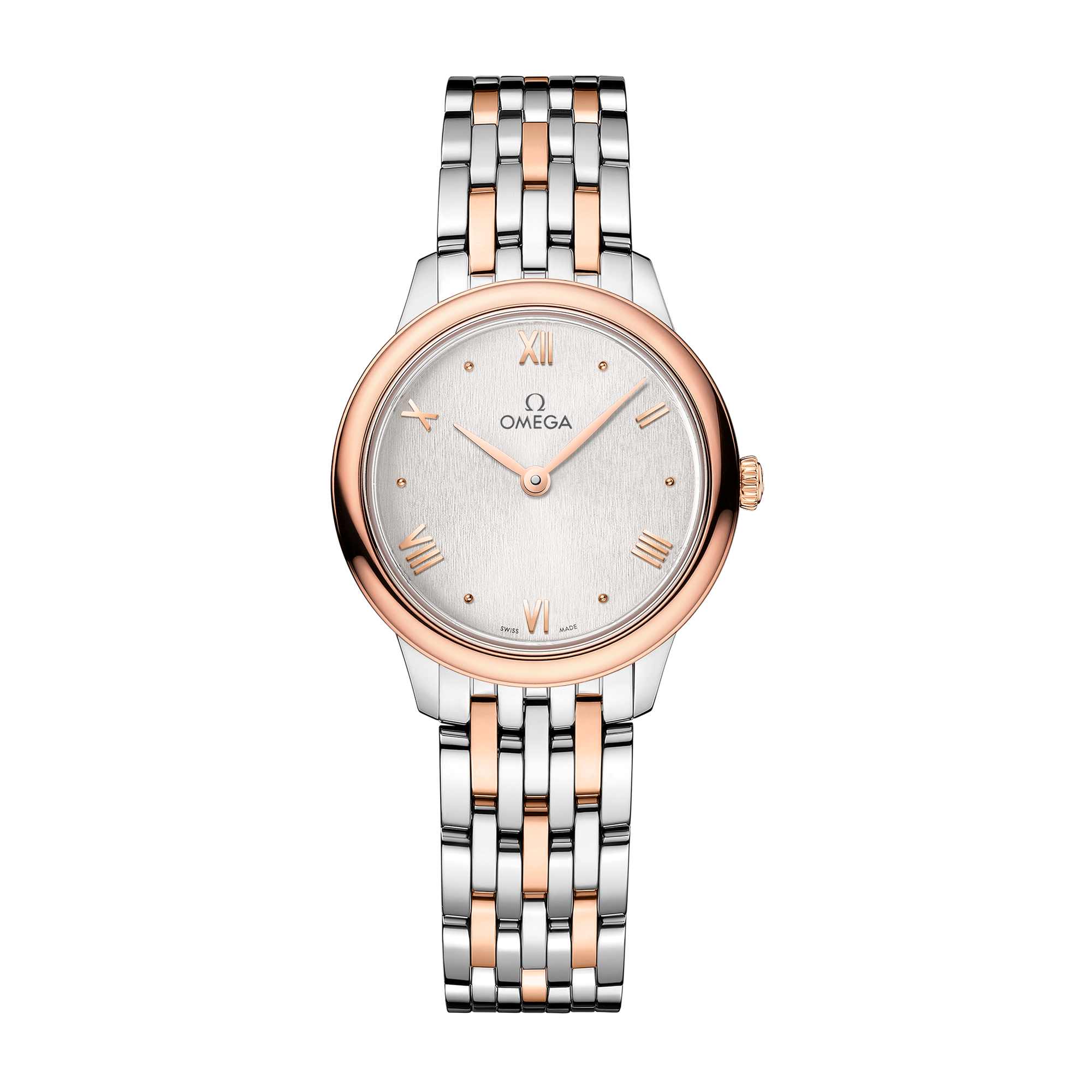 Omega De Ville Prestige Silver Two-Tone 27.5mm