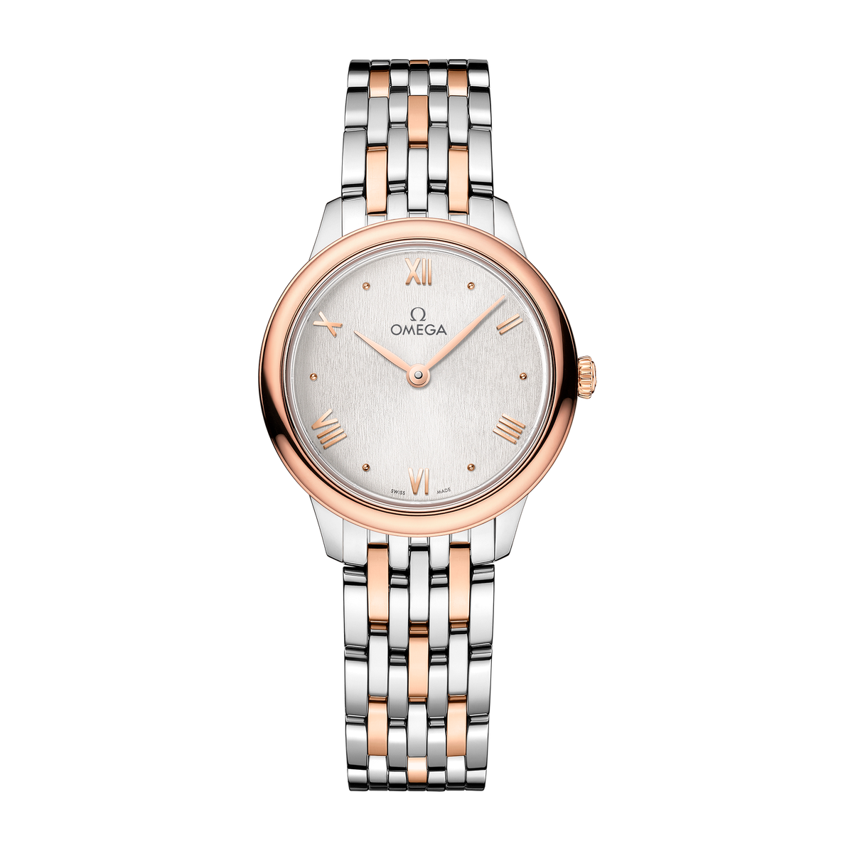 Omega De Ville Prestige Silver Two-Tone 27.5mm