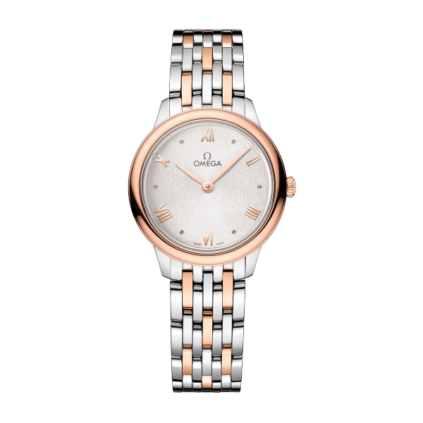 Omega De Ville Prestige Silver Two-Tone 27.5mm