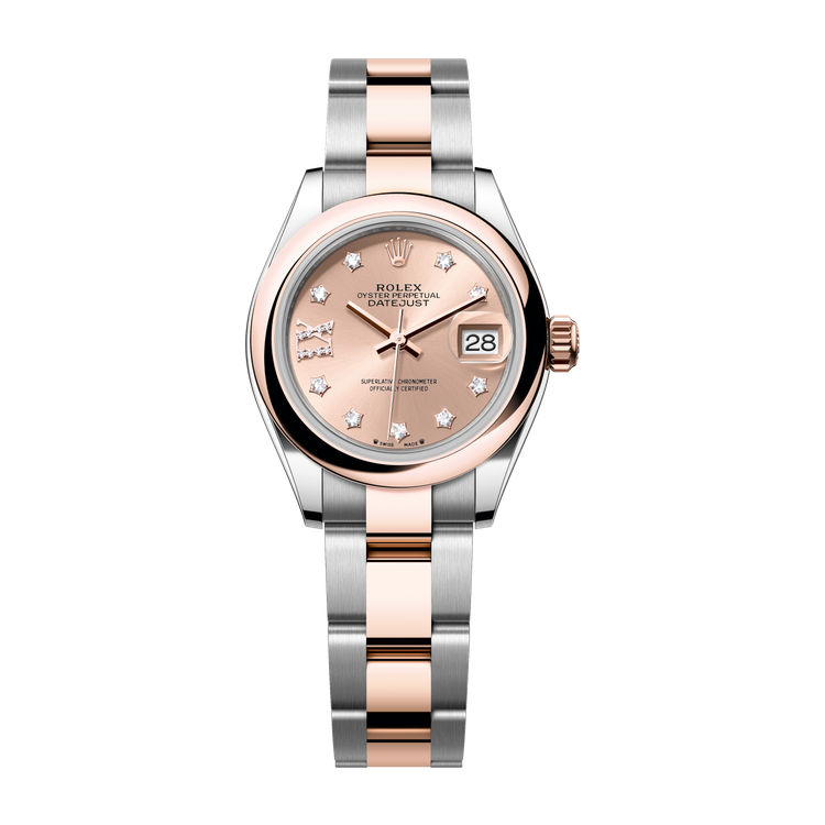Rolex Lady-Datejust Rose Gold Two-Tone 28mm