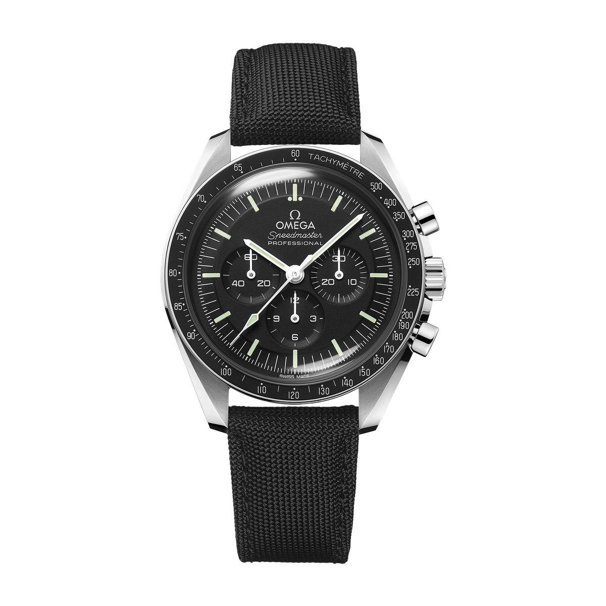Omega Speedmaster Moonwatch Professional Black Steel Fabric 42mm