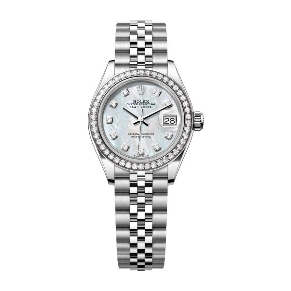 Rolex Lady-Datejust Mother of Pearl Steel & White Gold 28mm