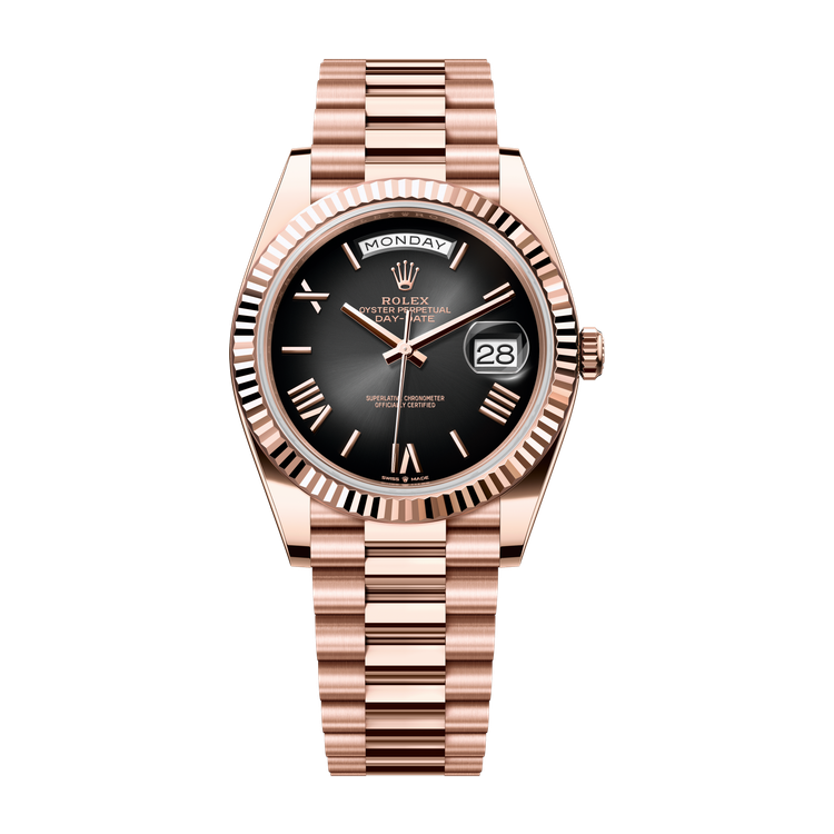 Rolex Day-Date 40 Dark Grey Rose Gold 40mm
