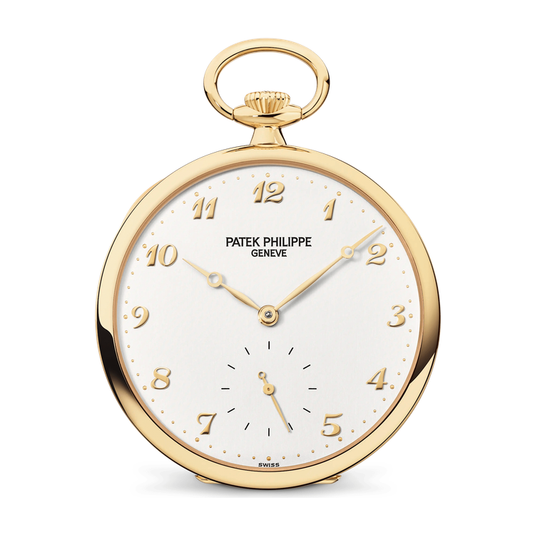 Patek Philippe Pocket Watches Silver Yellow Gold 44.1mm