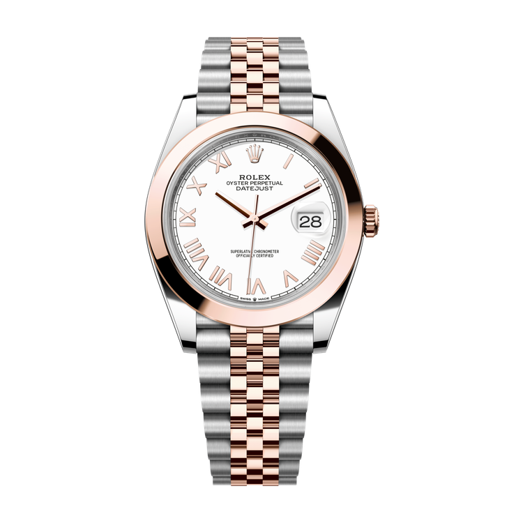 Rolex Datejust 41 White Two-Tone 41mm