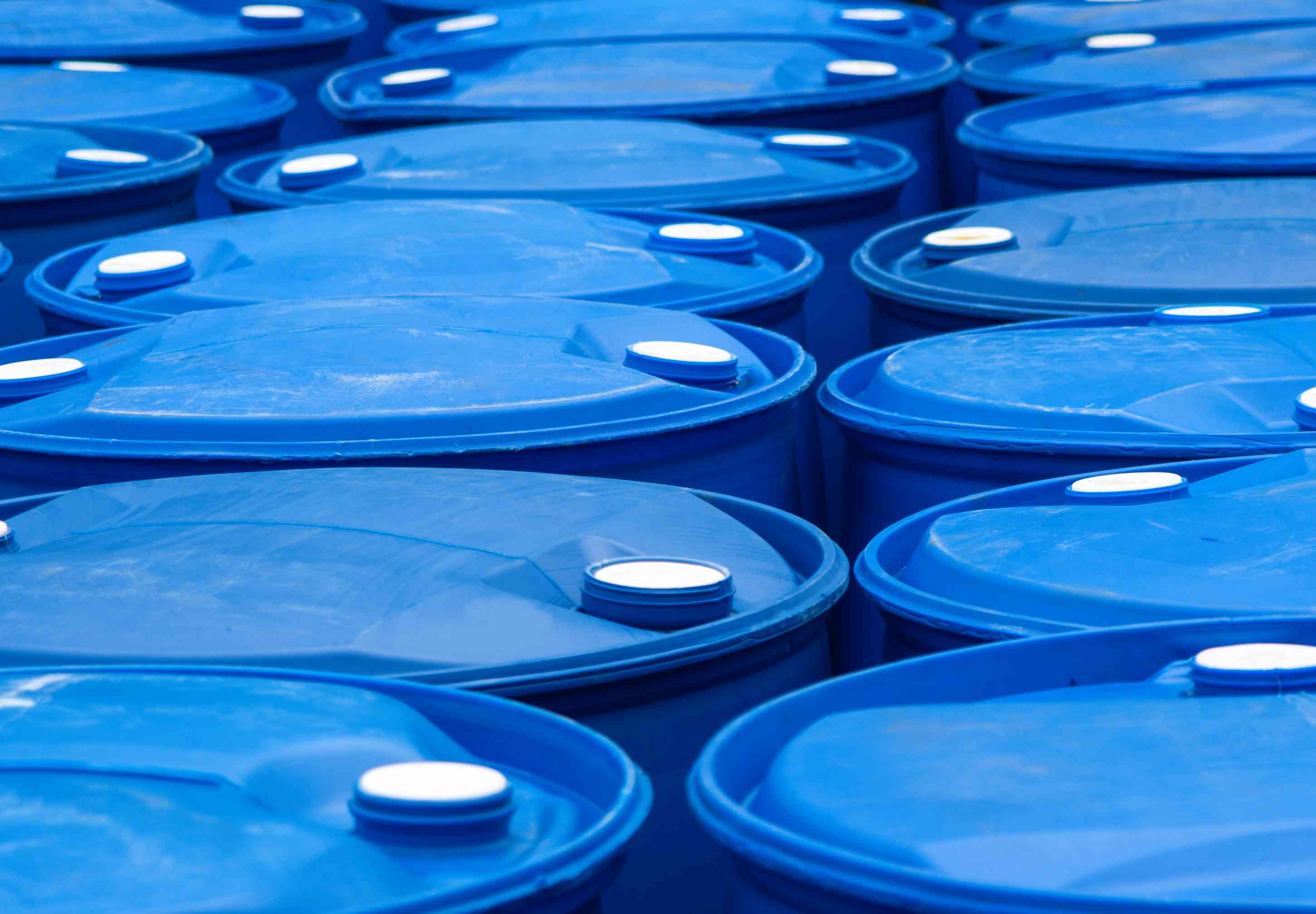 Photo of plastic drum lids