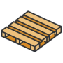 Illustration of a block pallet
