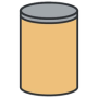 Illustration of a fiber drum