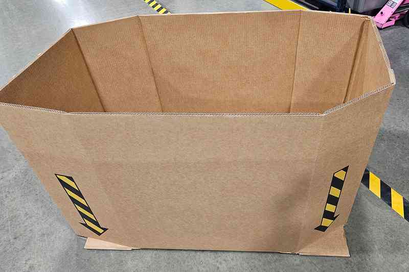 Why Are They Called Gaylord Boxes? Photo of an empty Gaylord box