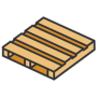 Illustration of a wood pallet