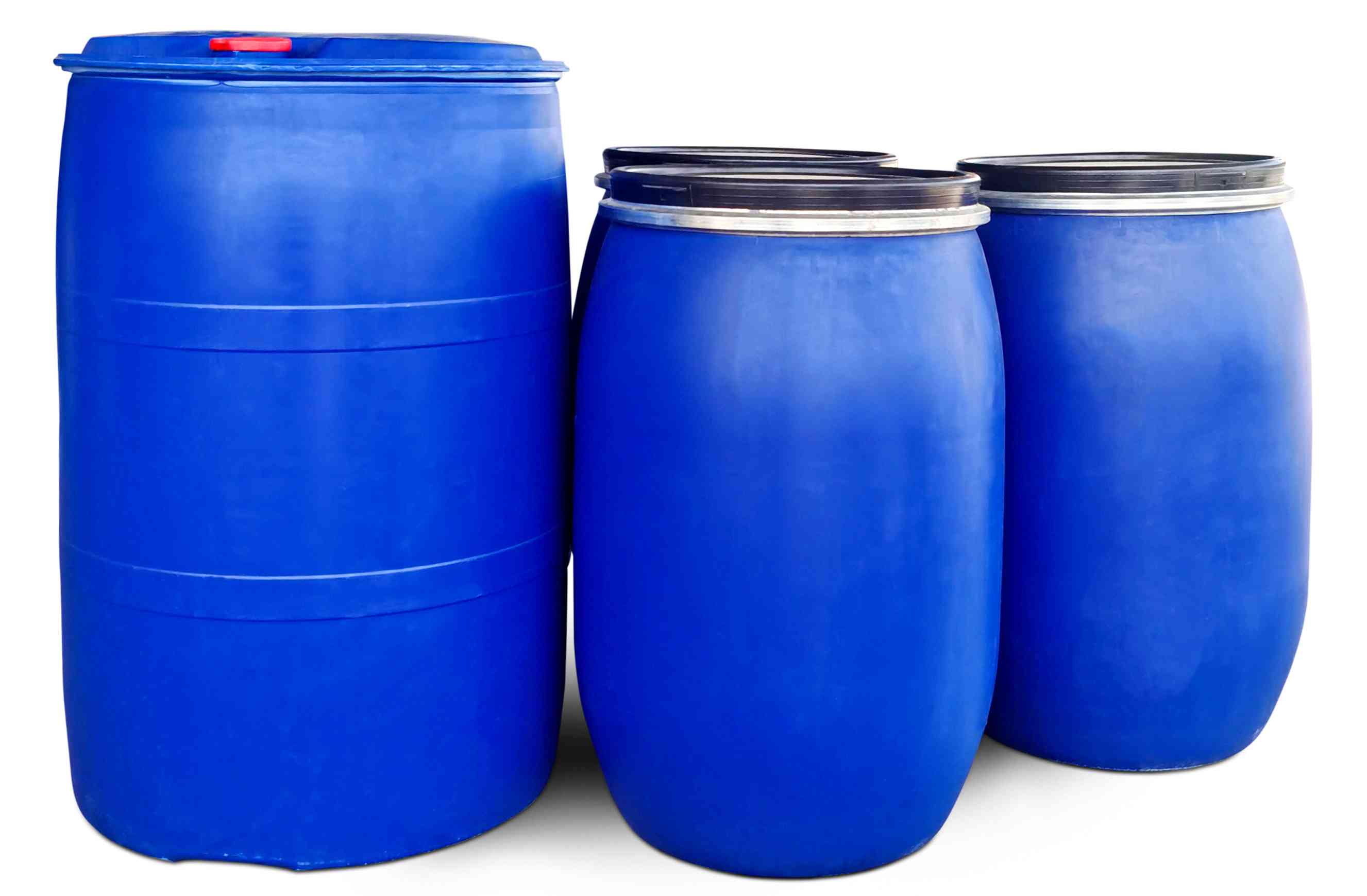 Photo of mixed plastic drums