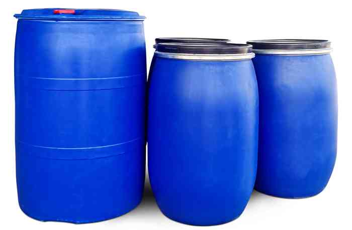 Photo of mixed plastic drums