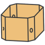 Illustration of Gaylord produce bin