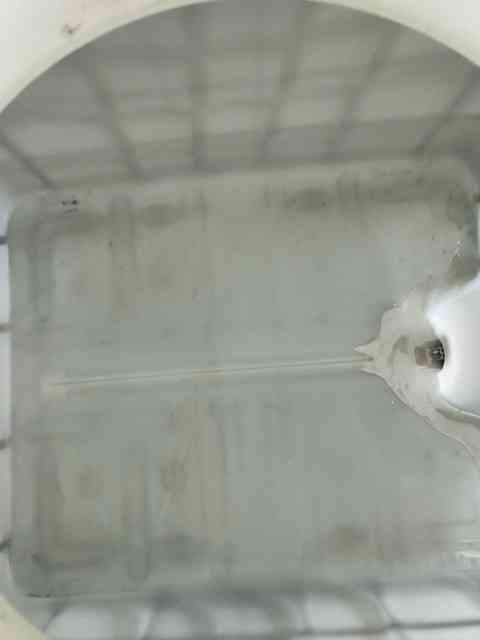 A photo of the inside of an IBC tote