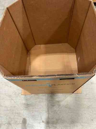 Photo of the inside of a Gaylord box