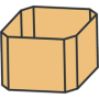 Illustration of an octagonal Gaylord box