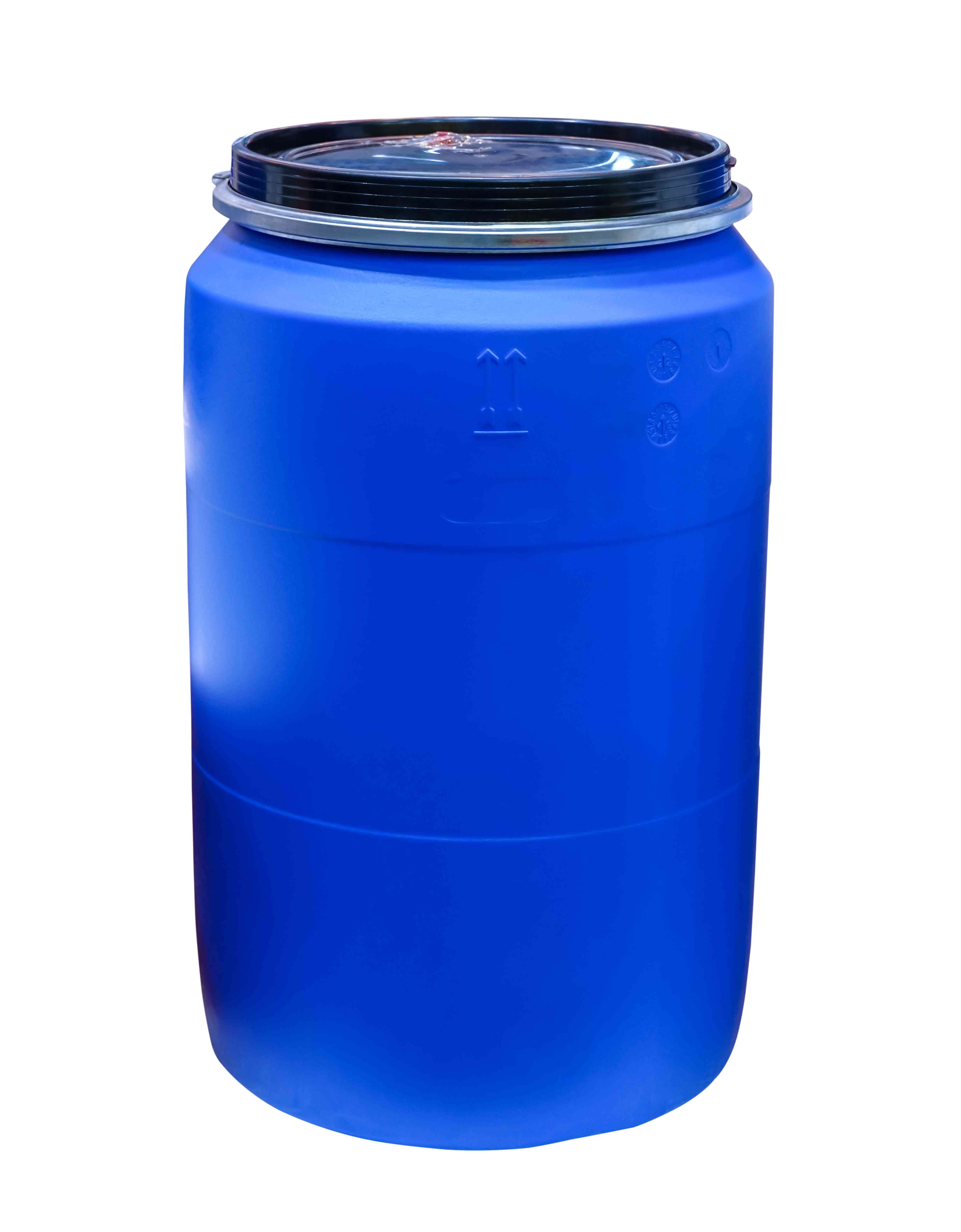 Photo of an open-head plastic drum