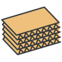 Illustration of 4-wall cardboard