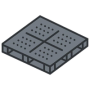 Illustration of a plastic pallet