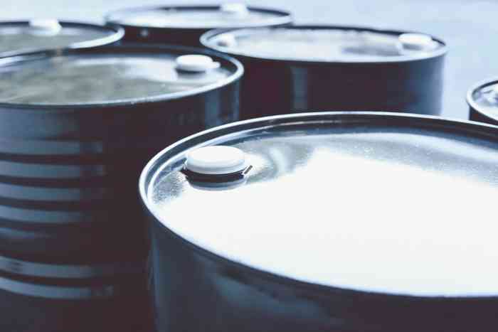 Photo of steel drum lids