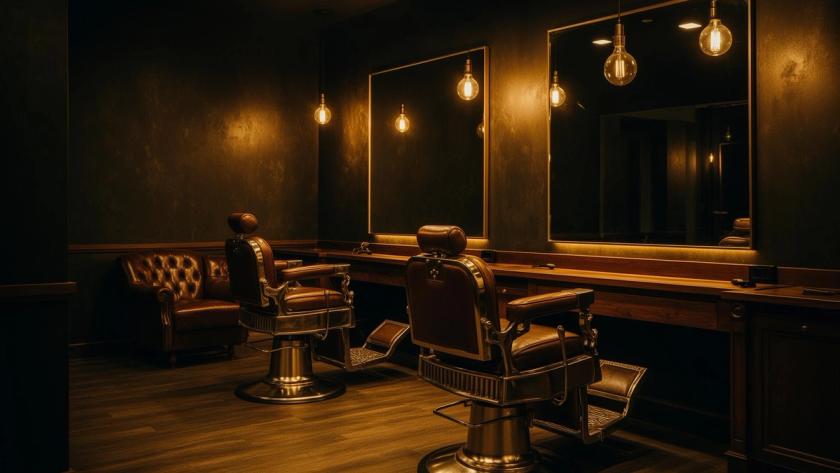 Inside OTR Barbers on Leagrave Road, Luton