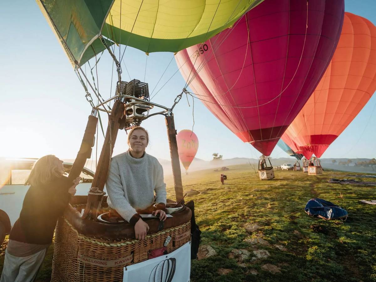 Sunrise Mansfield Hot Air Balloon Flight