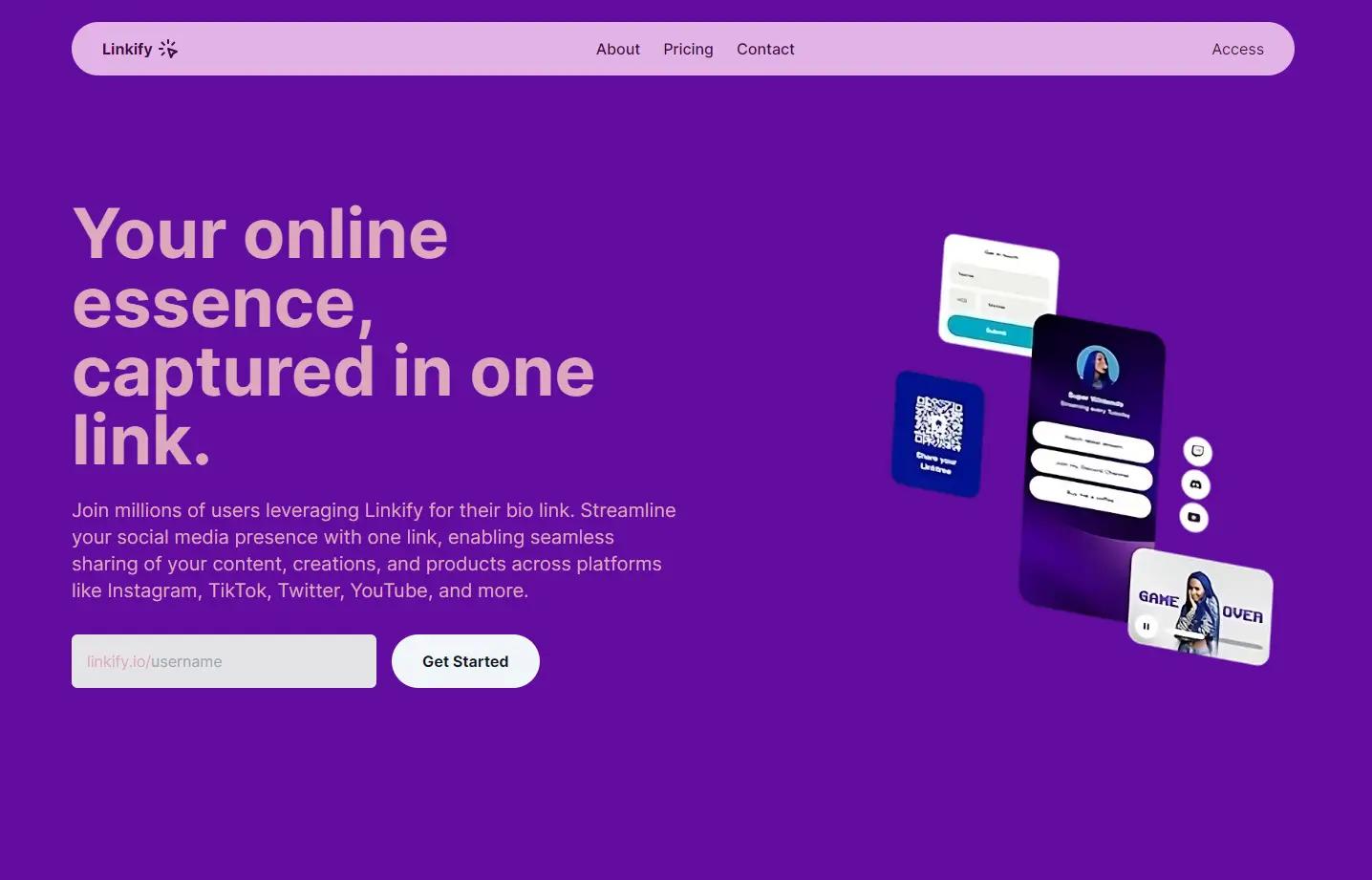 Linkify - Linktree Clone
