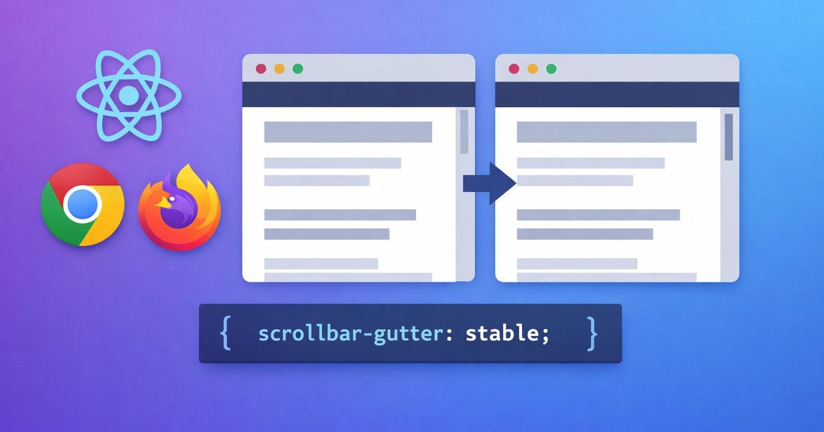 Fix Navbar Shift with scrollbar-gutter: stable — One Line | Build with ...