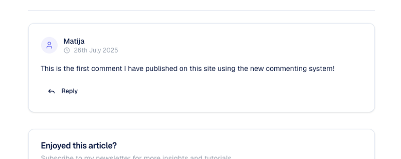 Commnet example