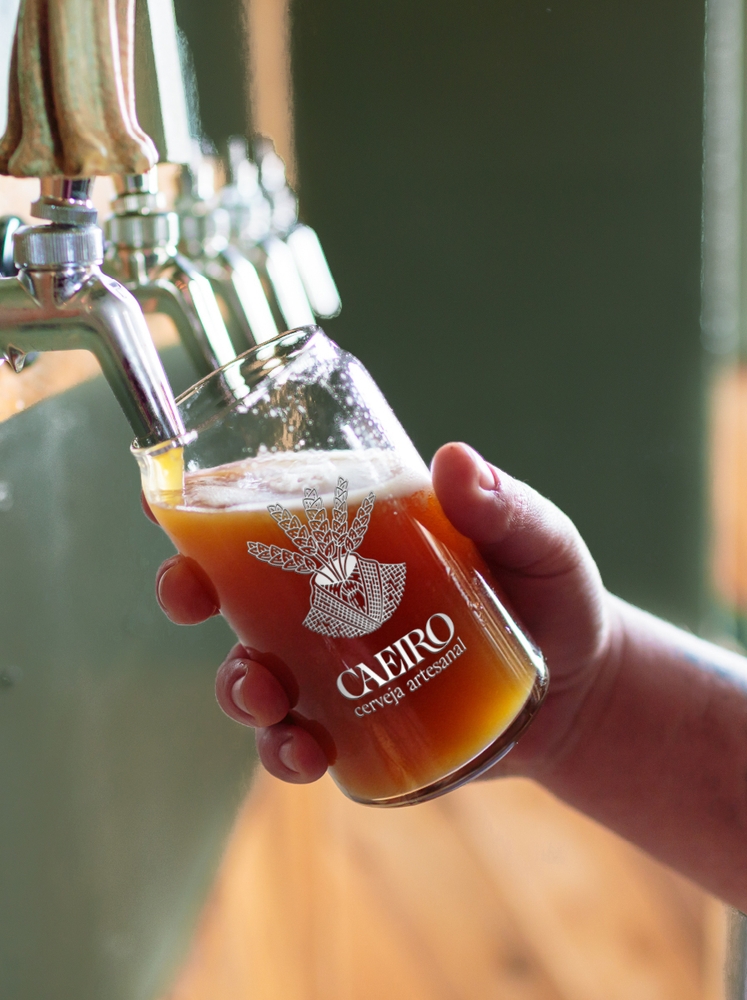 tap beer being served