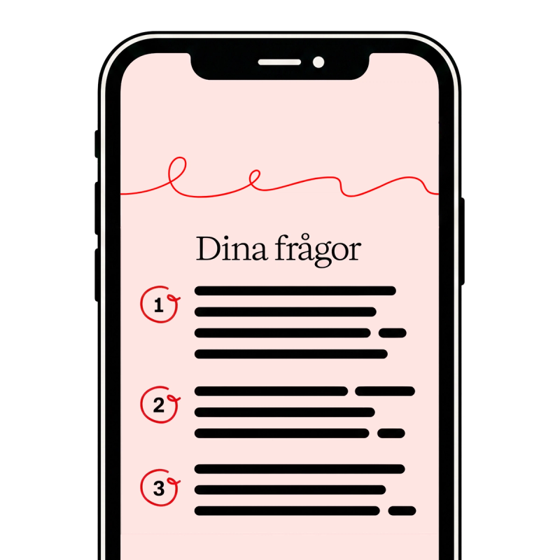 Ta emot frågor via e-post 