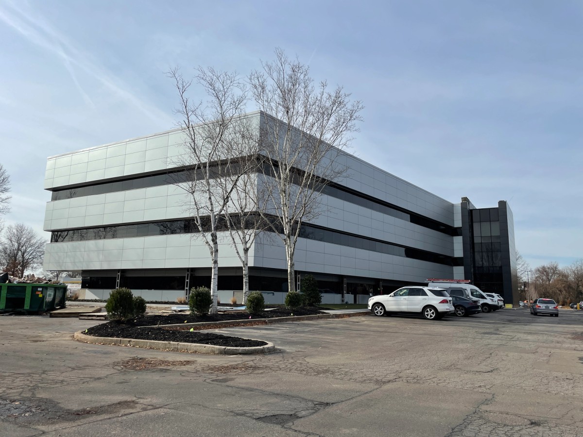 3-Story Melville Commercial Office Facade Retrofit hero image