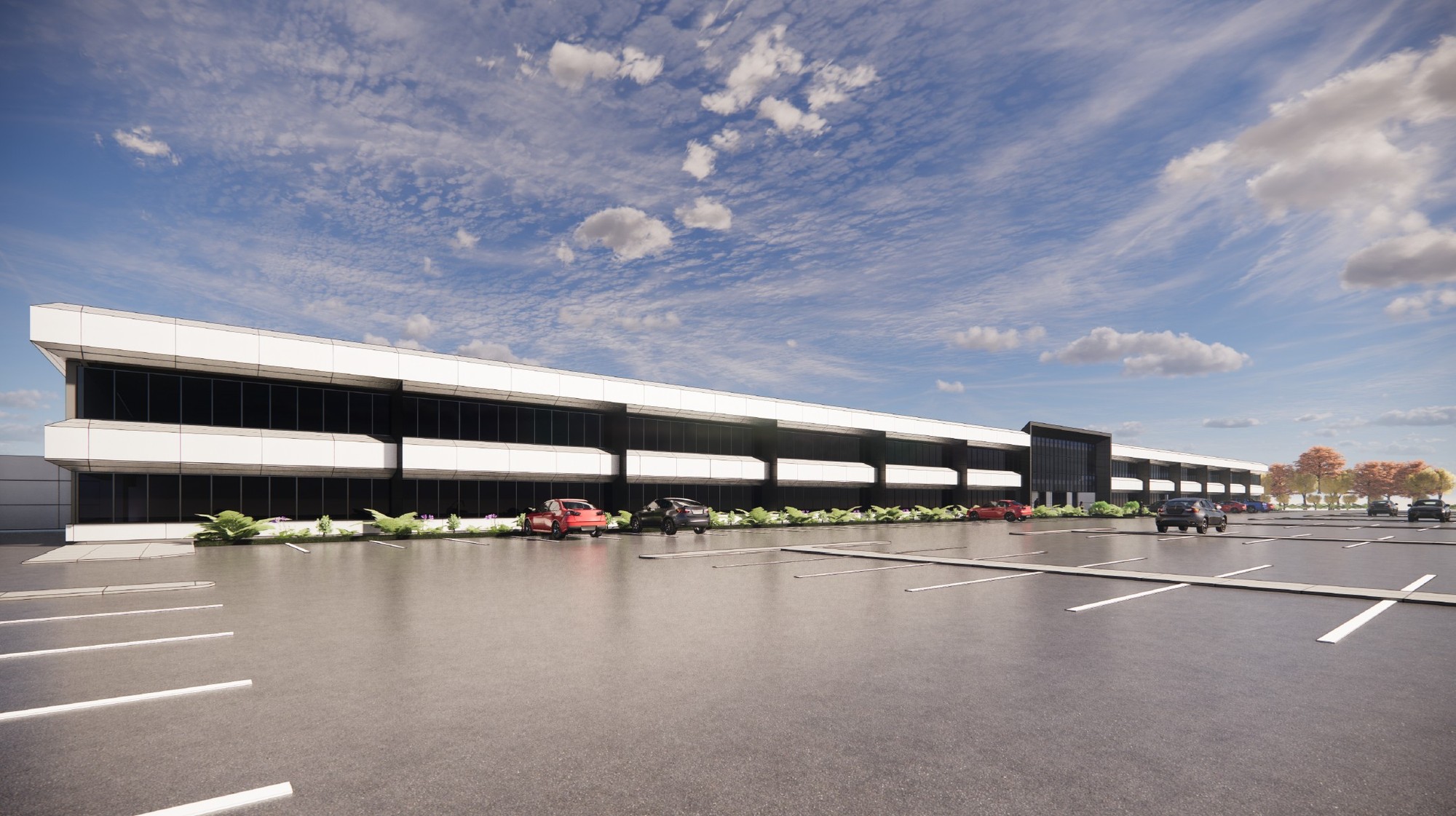 2-Story Melville Commercial Office Facade Retrofit hero image