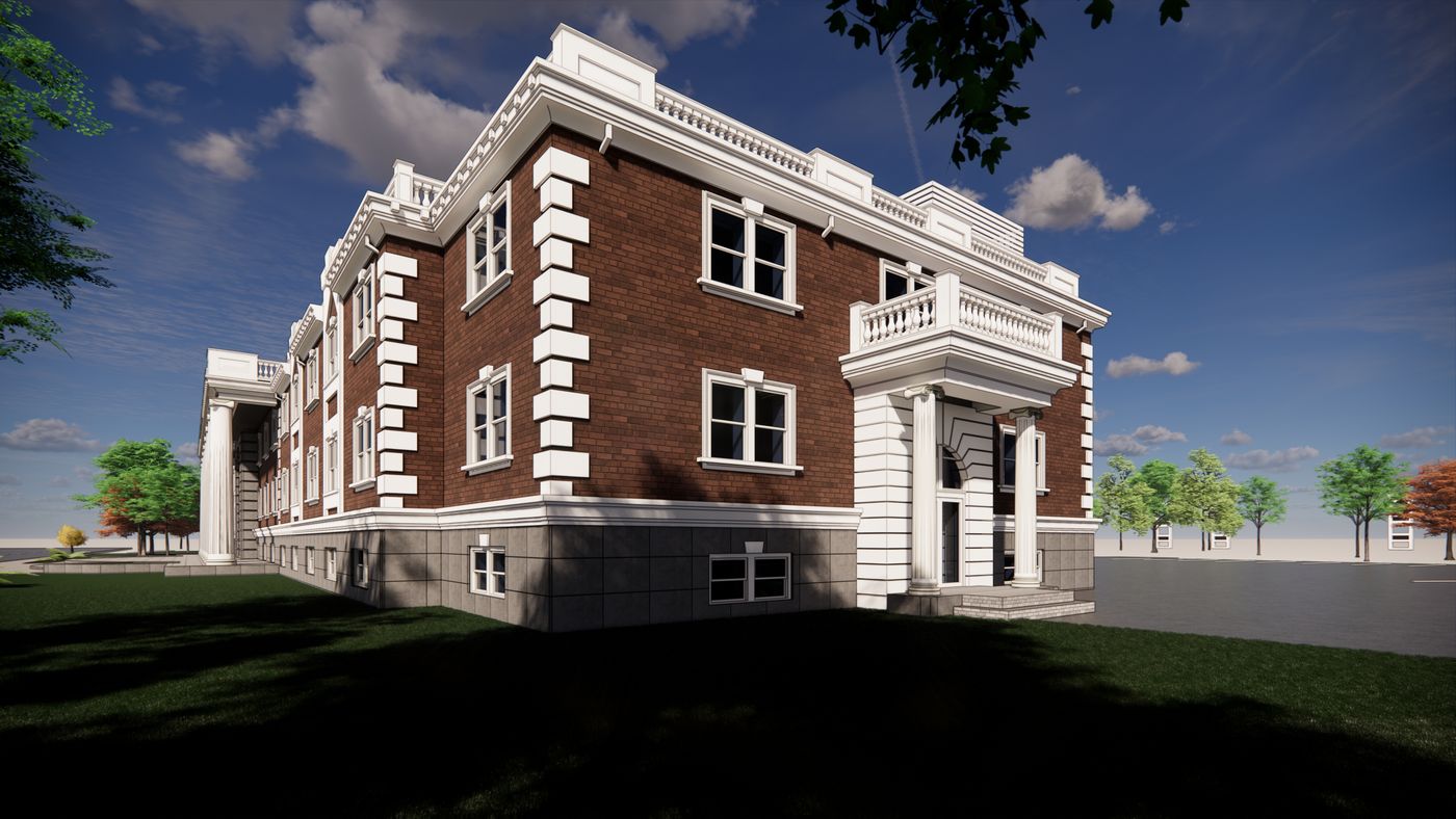 1960s Melville Commercial Office Facade Retrofit detail image 2