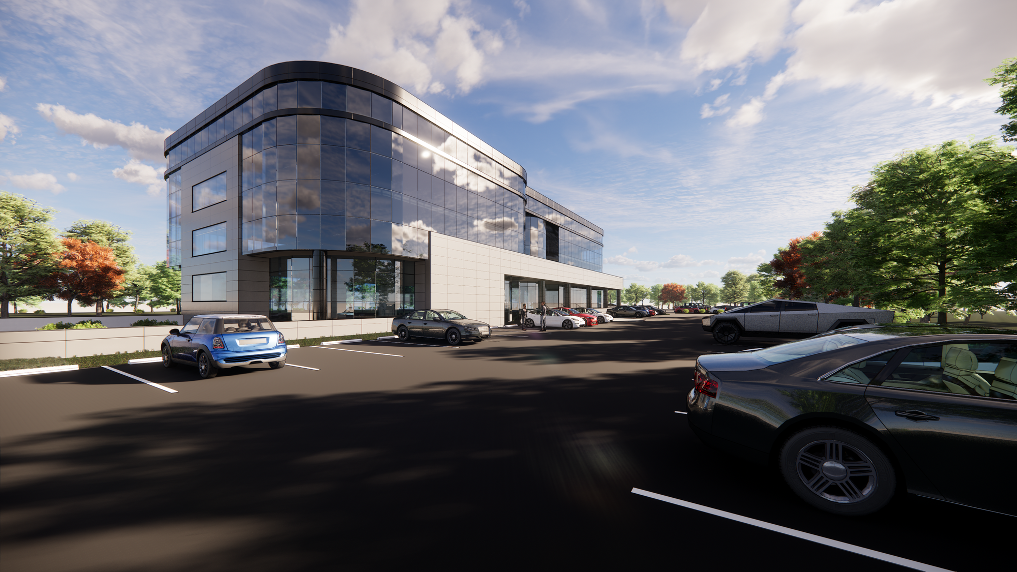 Hauppauge Suburban Commercial Office Facade Retrofit hero image