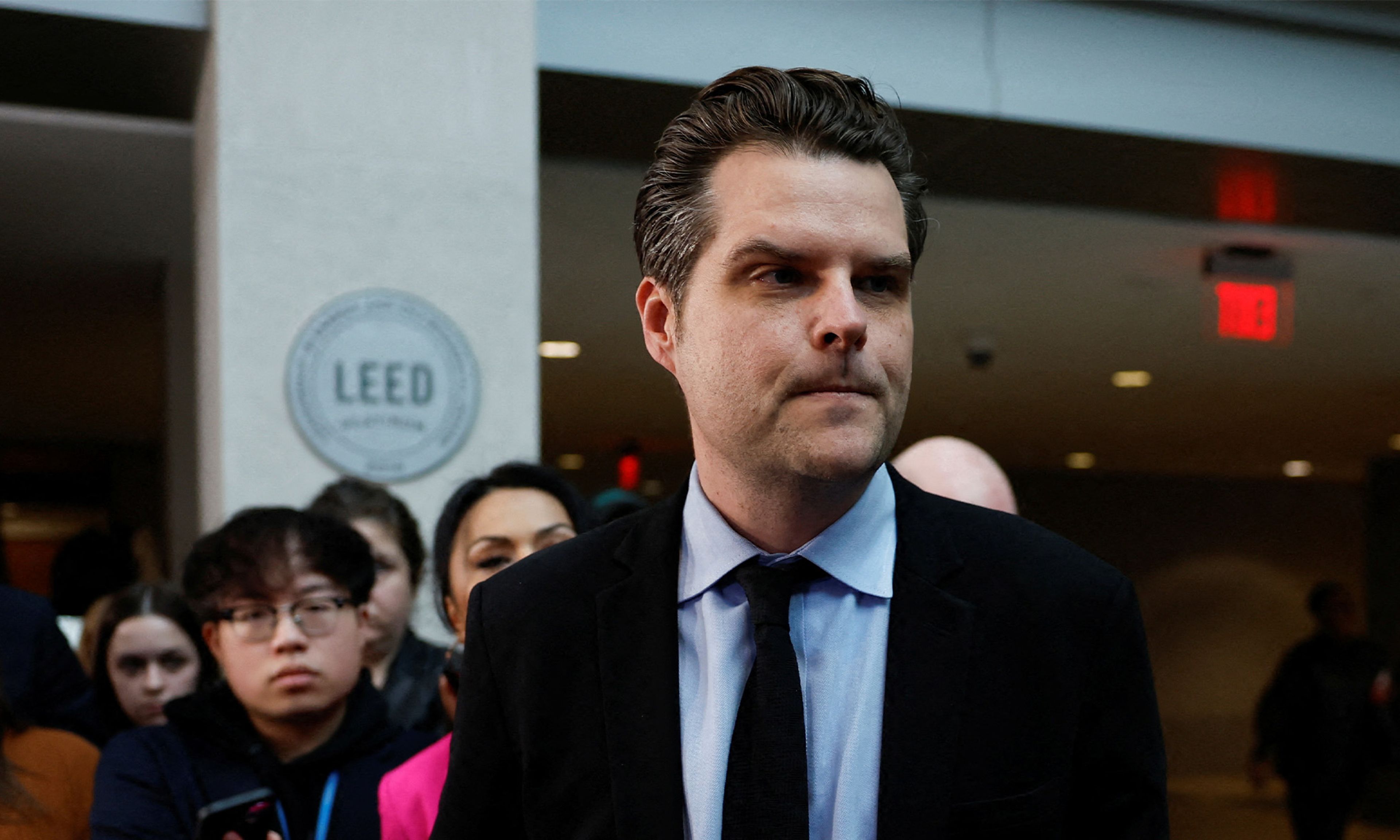 Representative Matt Gaetz (R., Fla.) at the O'Neill House Office Building in Washington, D.C., February 28, 2024.