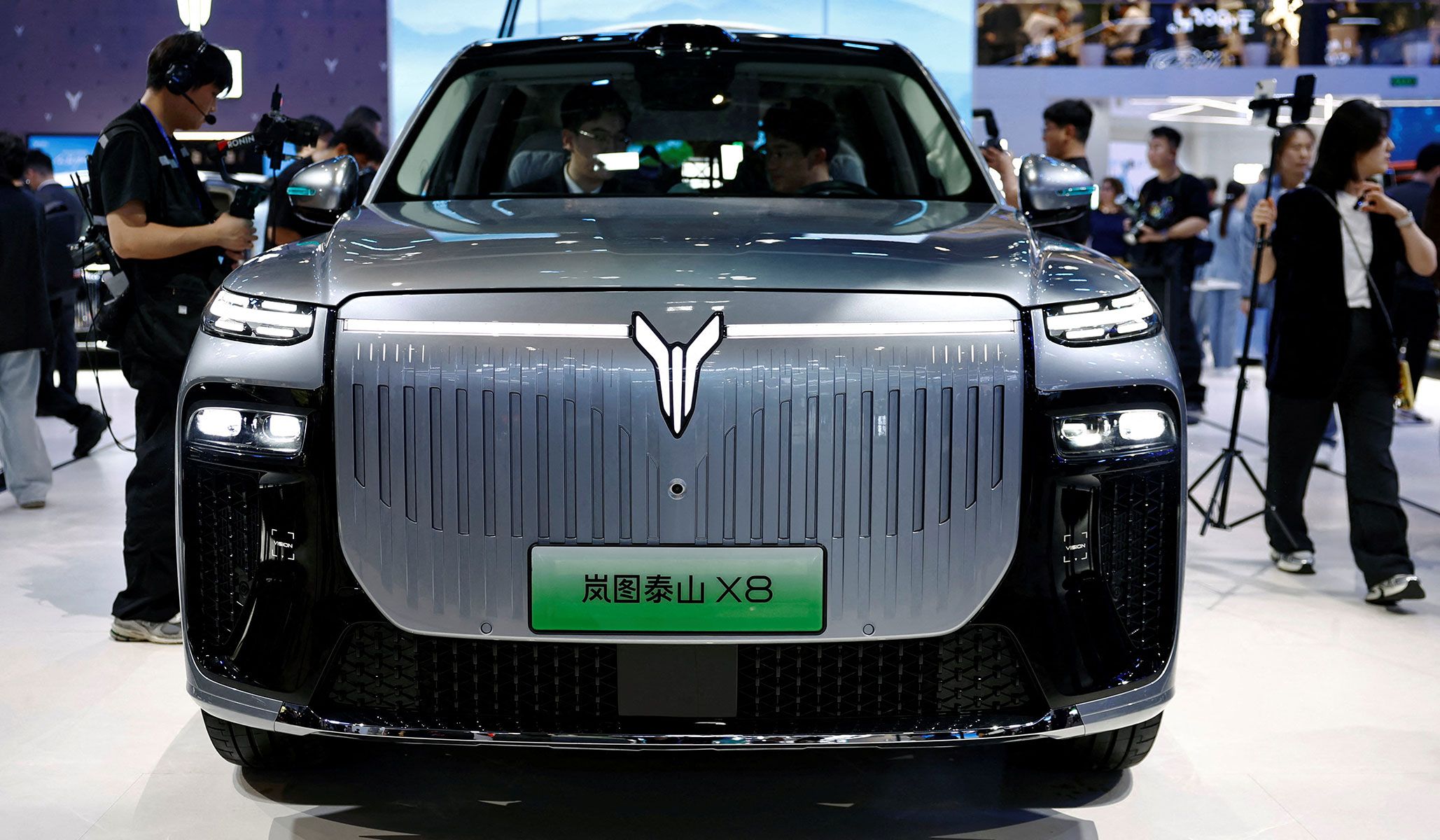 Voyah Taishan X8 SUV at the Beijing International Automotive Exhibition in Beijing, China, April 24, 2026.