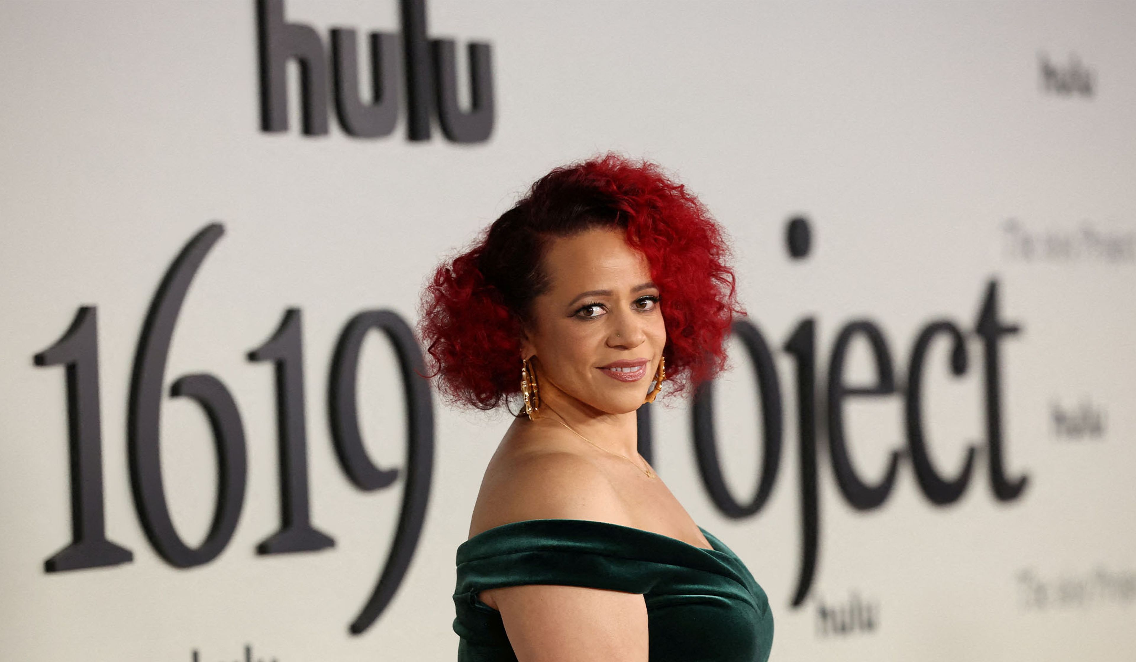 Creator Nikole Hannah-Jones attends a premiere for the television series The 1619 Project in Los Angeles, Calif., January 26, 2023.