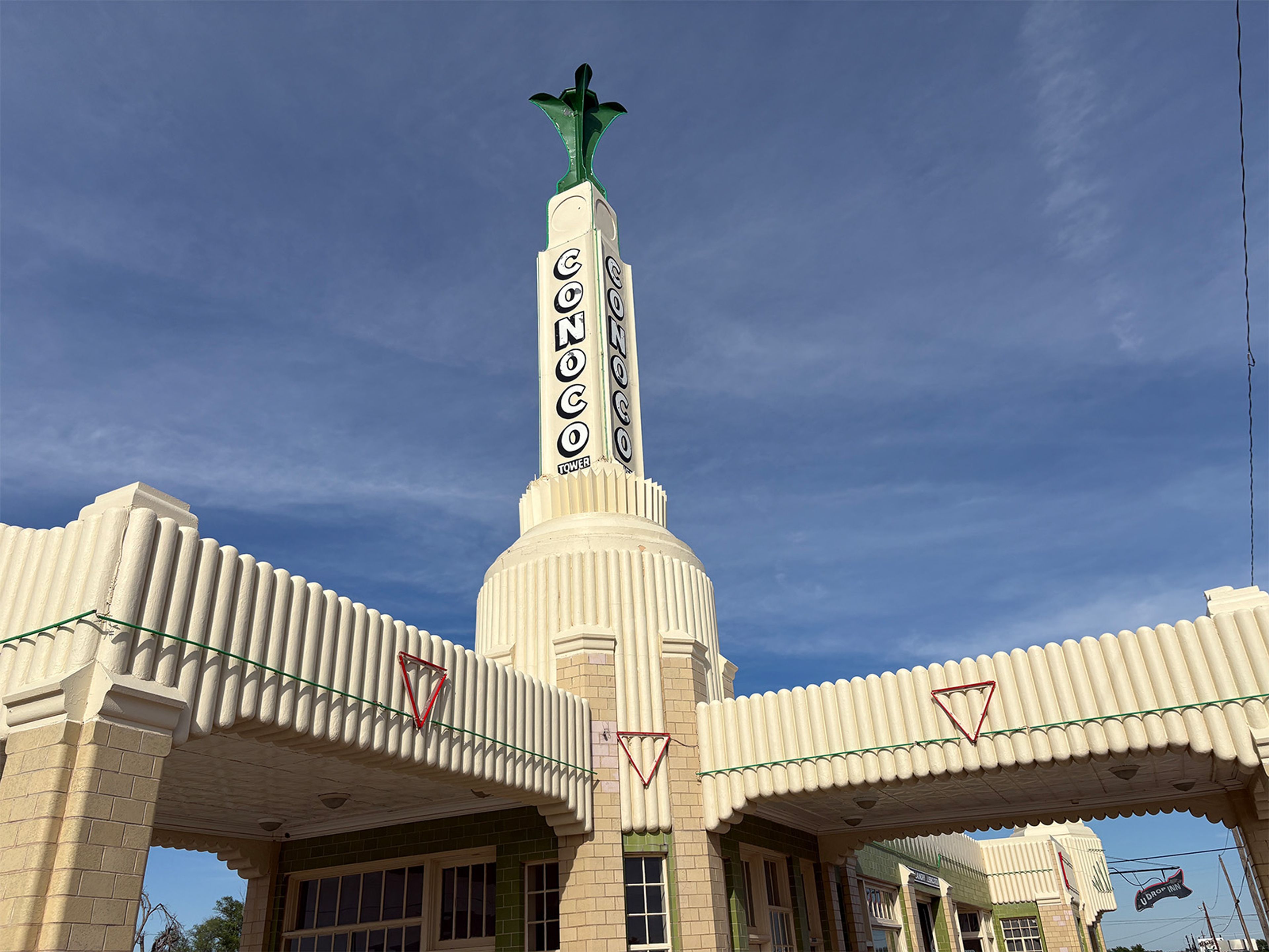 The Conoco station in Shamrock, Texas